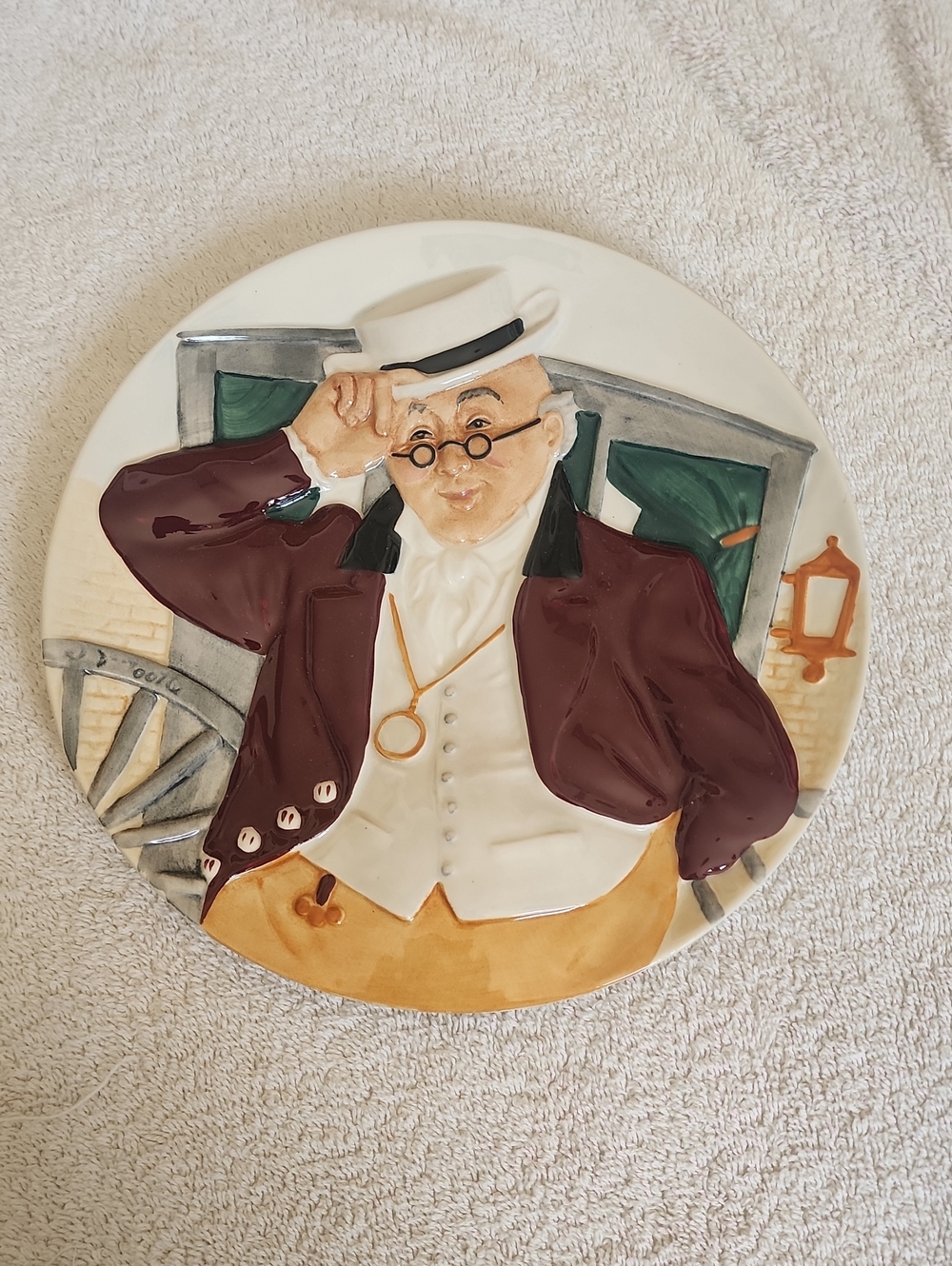 Toby Plate 4th Issue MR PICKWICK Davenport Pottery
